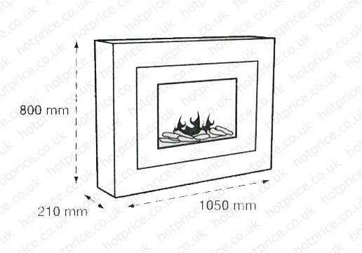 Flamerite Fires Aspiration Complete Wall Mounted Electric Suite
