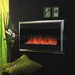 Flamerite Fires Atomic Contemporary Wall Mounted Electric Fire