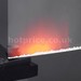 Be Modern Dante Curved Black Glass Wall Mounted Electric Fire