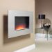 Be Modern Dante Brushed Steel Wall Mounted Electric Fire