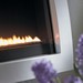 Courts Landscape Flueless Gas Fire in Gloss White