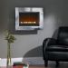 Pureglow Landscape Flueless Gas Fire in Chrome