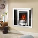 Crystal Fires Lisa 4 sided Contemporary Fireplace - Inset