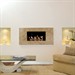 Gazco Studio Sienna Travertine Wall Mounted Gas Fire (Open Fronted)