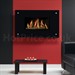 Gazco Riva 67 Vetro Wall Mounted Balanced Flue Gas Fire