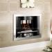 Crystal Fires Emerald Ruby Hole-in-the-Wall Gas Fireplace