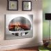 Crystal Fires Sunrise Elipse 4 sided Hole-in-the-Wall Gas Fireplace