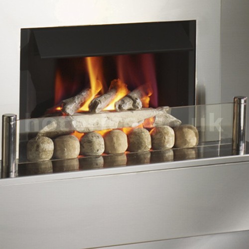 Crystal Fires Saphire Hole-in-the-Wall Gas Fireplace