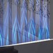 Be Modern Enzo Curved Black Glass Wall Mounted Electric Fire