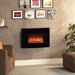 Be Modern Orlando Wall Mounted Electric Fire - Curved Glass