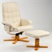 Restwell Capri Leather Swivel Recliner Chair