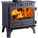 Hunter Herald 8 Multi-Fuel Stove (with Clip-In Boiler)