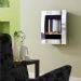 Pureglow Portrait Wall Mounted Electric Fire - Chrome