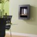 Pureglow Portrait Wall Mounted Electric Fire - Graphite