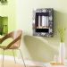 Pureglow Portrait Wall Mounted Electric Fire - Passion Flower