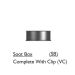 Vitreous Enamelled 90 Degree Tee & Soot Box Cap