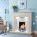 Be Modern Carmela Marble Fireplace Suite
