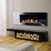Gazco Studio Glass Wall Mounted Gas Fire (Open Fronted)