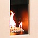Gavin Scott Design Fissure Vertical Hole-in-the-Wall Gas Fireplace