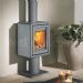 Wanders Vero 33 Pedestal Wood Burning Fireplace Stove