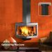 Wanders Diamond Wall Hanging Wood Burning Fireplace Stove