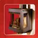 Wanders Diamond Wall Hanging Wood Burning Fireplace Stove
