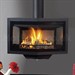 Wanders Black Diamond Compact Wall Hanging Wood Burning Fireplace Stove