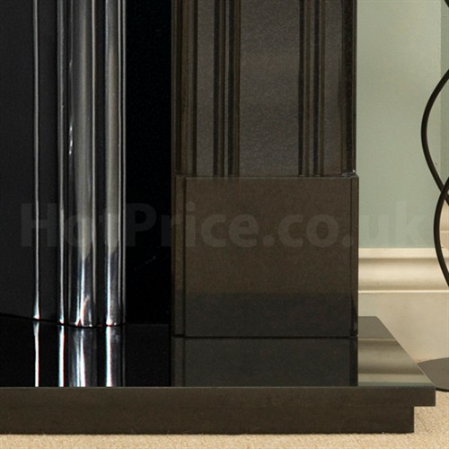 Pureglow Knighton Granite Fireplace Package (with Cast & Fire)