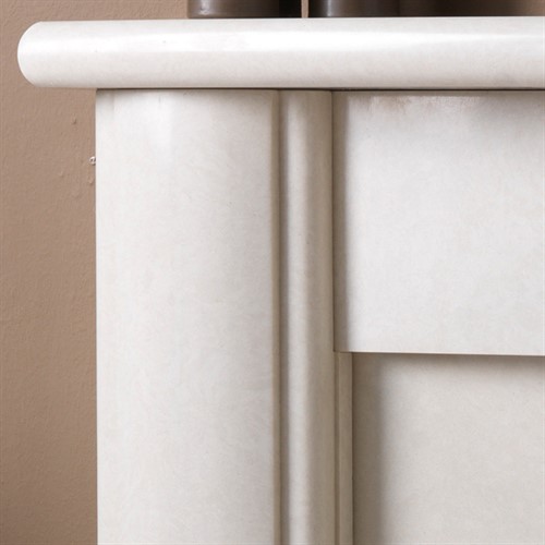 Pureglow Marlbrook Marble Fireplace Suite with Electric Fire
