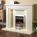 Pureglow Hanley Marble Fireplace Suite with Electric Fire