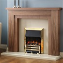 Pureglow Hanley Fireplace Suite with Standard Electric Fire (Walnut)