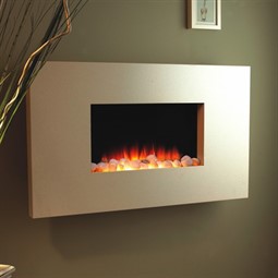 Flamerite Fires Corello 2 Hang-on-the-Wall Electric Fire - Stone