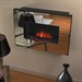 Flamerite Fires Corello 2 Wall Mounted Electric Fire - Silver Mirror