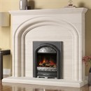 Pureglow Wychbury Limestone Fireplace Suite with Electric Fire