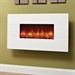 Be Modern Orlando Wall Mounted Electric Fire - Gloss White
