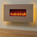 Be Modern Orlando Wall Mounted Electric Fire - Cappuccino