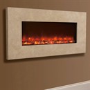 Celsi Electriflame Hang-on-the-Wall Electric Fire - Travertine