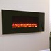 Celsi Electriflame Hang-on-the-Wall Electric Fire - Black Glass