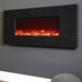 Celsi Electriflame Hang-on-the-Wall Electric Fire - Basalt Granite