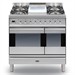Britannia L Line 90cm Twin Dual Fuel / Ceramic Range Cooker