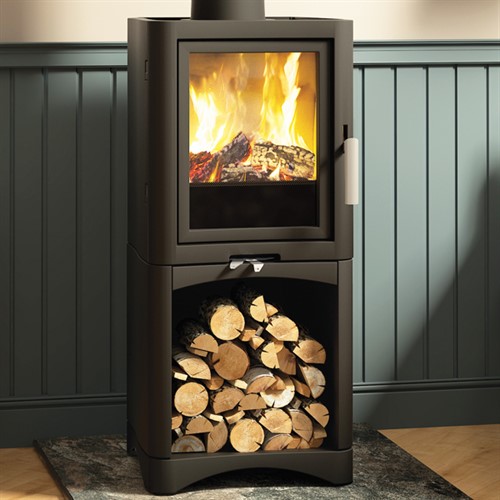 Broseley Evolution 5 LS Wood Burning Stove (with Log Store) Hotprice.co.uk