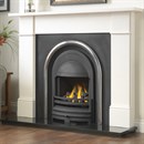 Cast Tec Flat Victorian Limestone Fireplace