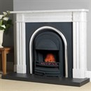 Cast Tec Roundel Marble Fireplace
