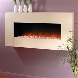 Flamerite Fires Sento Wall Mounted Electric Fireplace Suite