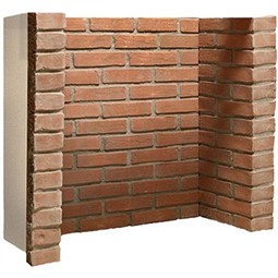 Gallery Rustic Brick With Returns Only Fireplace Chamber Panels