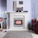 Suncrest Augusta Contemporary Electric Fireplace Suite