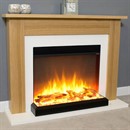 Suncrest Hampton Traditional Electric Fireplace Suite