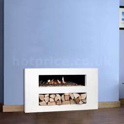 Gavin Scott Design Fissure 1400 Log Rack Gas Fireplace