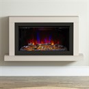 Be Modern Dante White Marble Wall Mounted Electric Fire