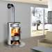 Euro Flames Rondel Steel Contemporary Multifuel Stove